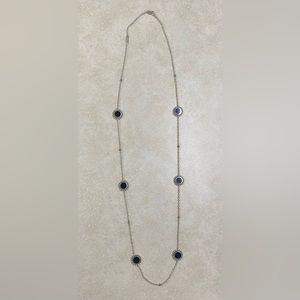 LAGOS Maya Collection Onyx Station Necklace
